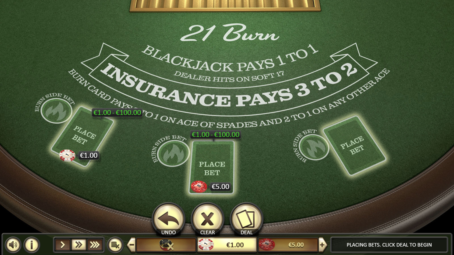 21 Burn Blackjack - Screenshot 02