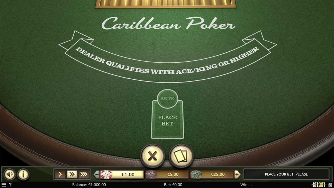 Caribbean Poker - Screenshot 01