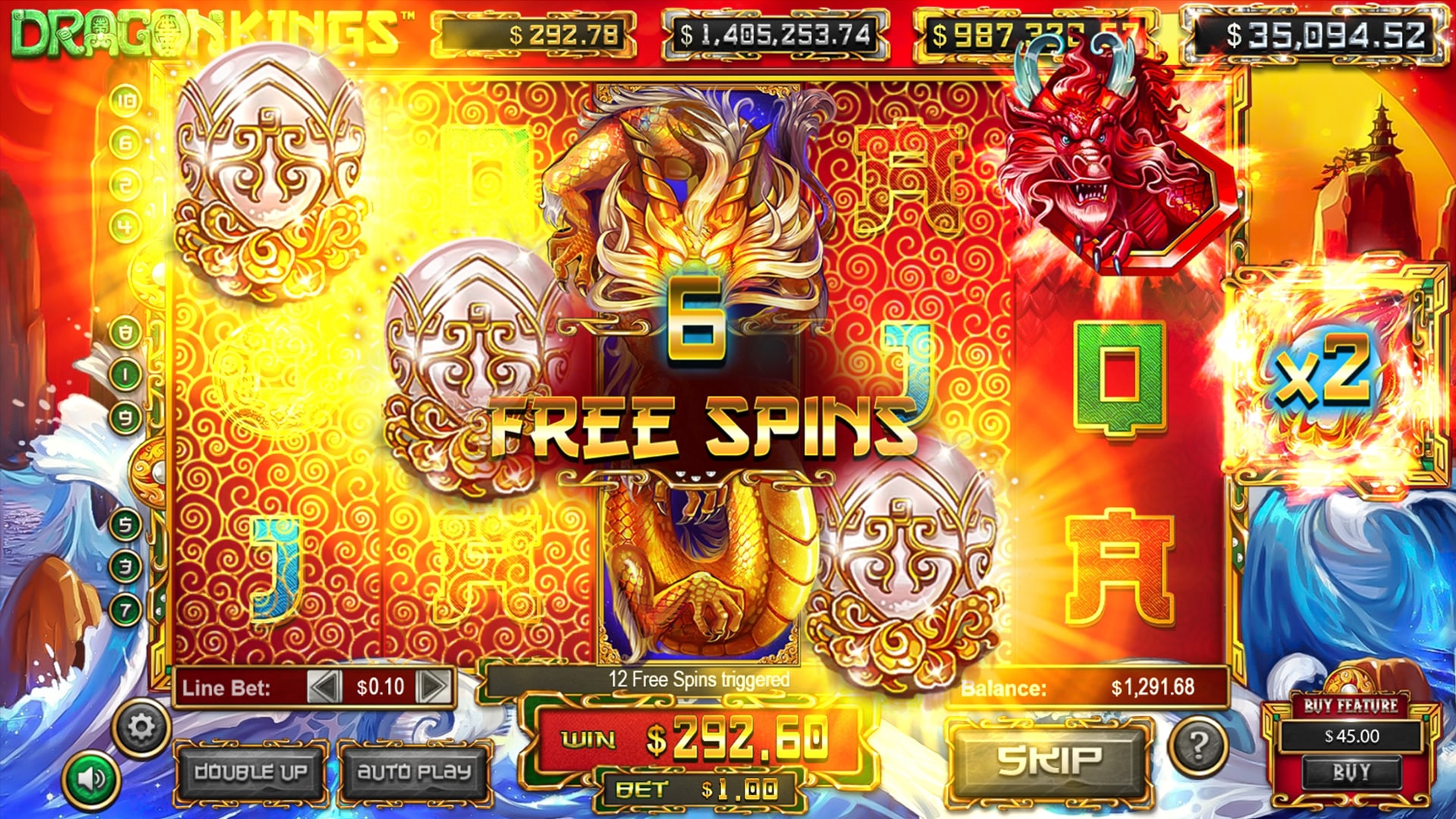 Dragon Kings - Free Spins