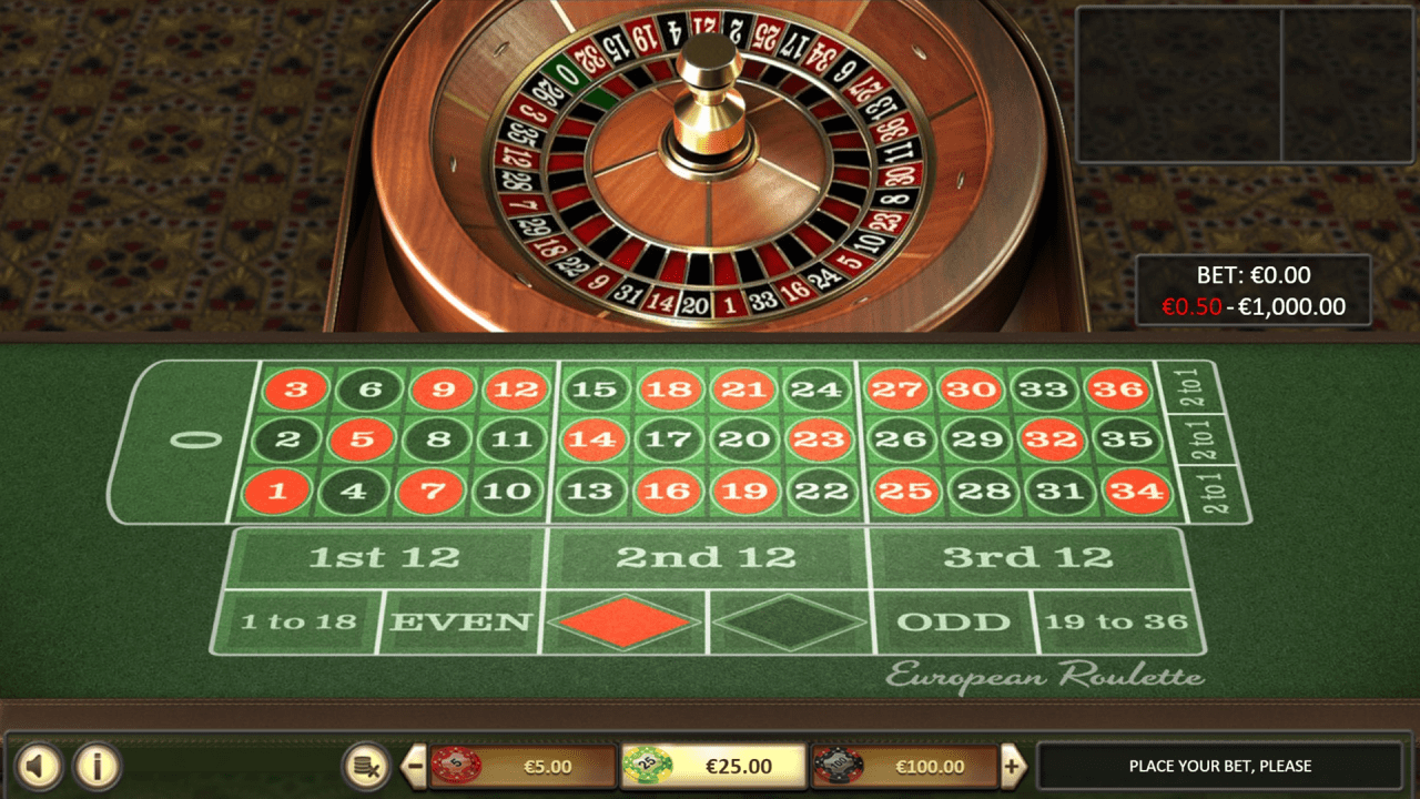 European Roulette - Screenshot 01