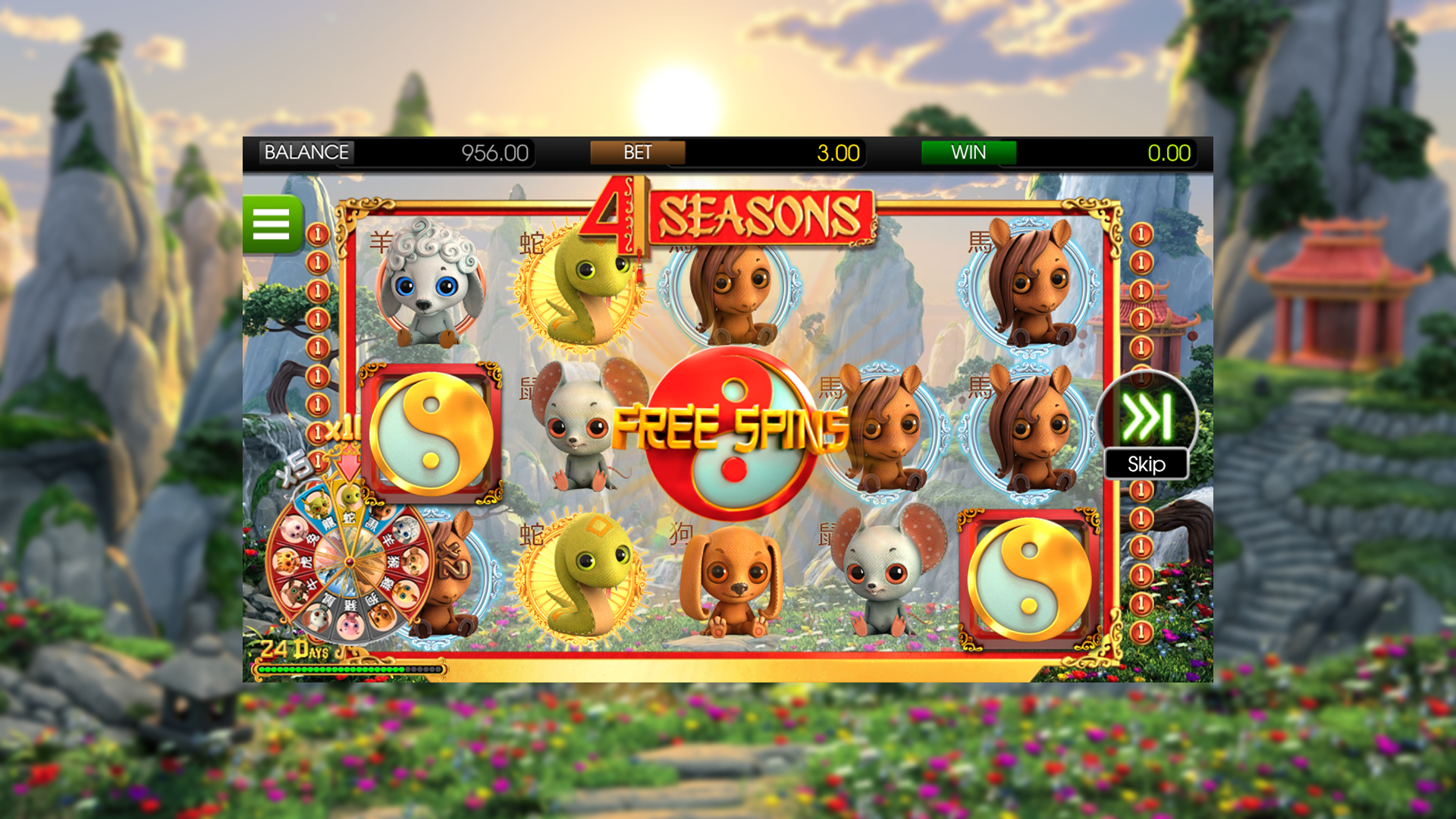 Four Seasons - Free Spins
