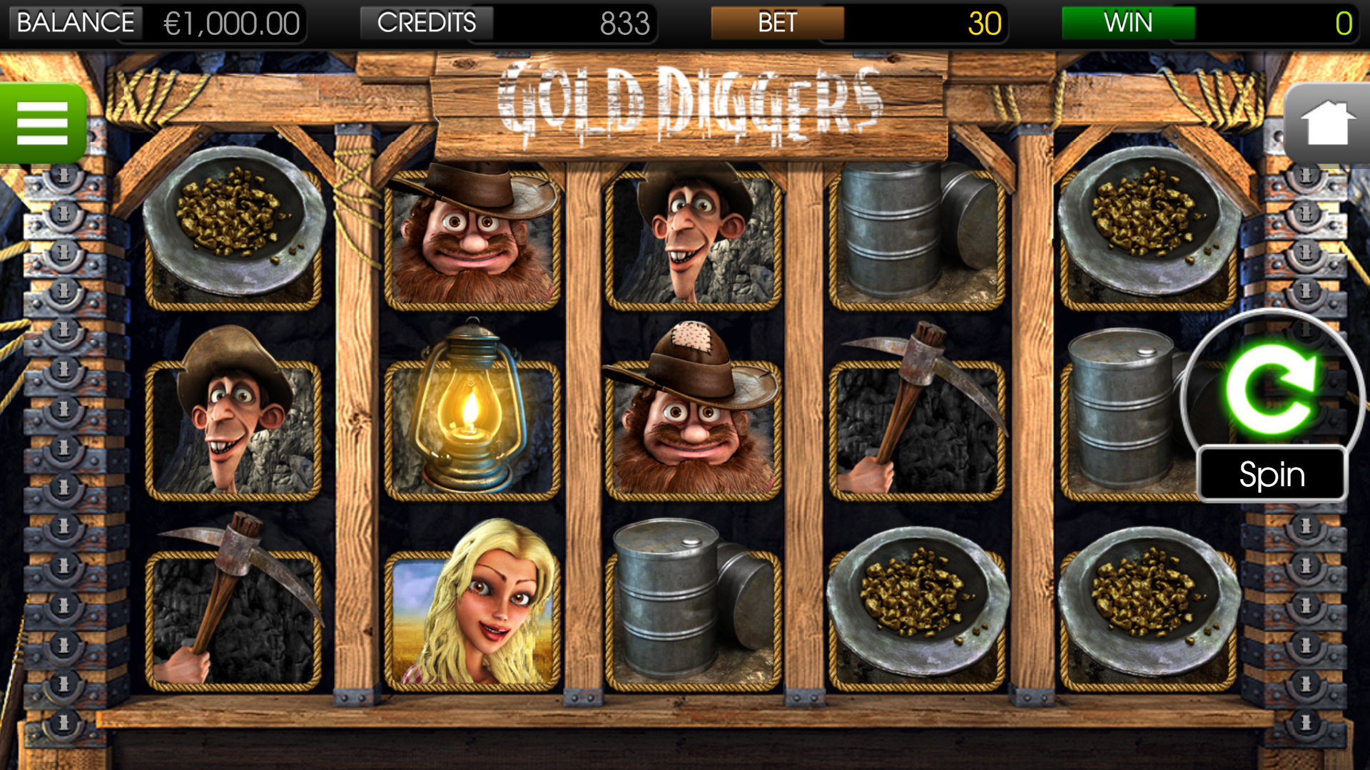 Gold Diggers - Main Game
