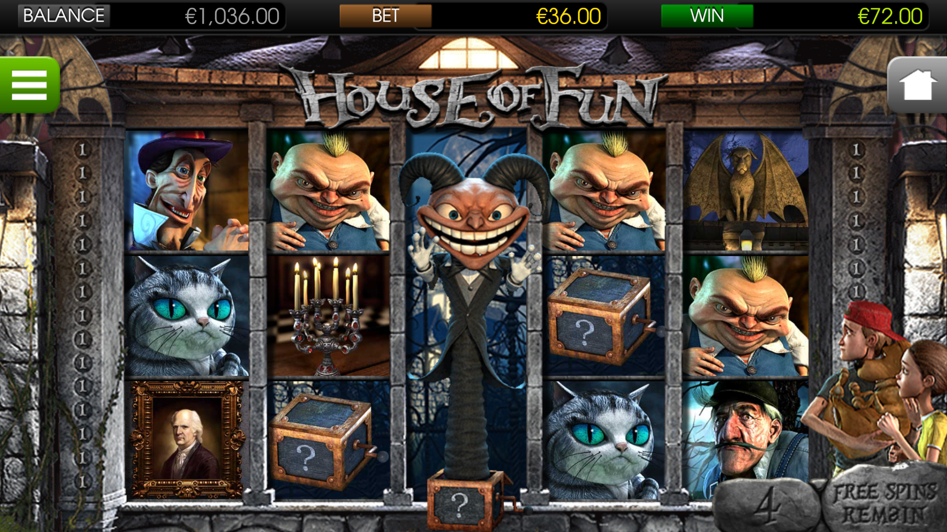 House Of Fun - Free Spins