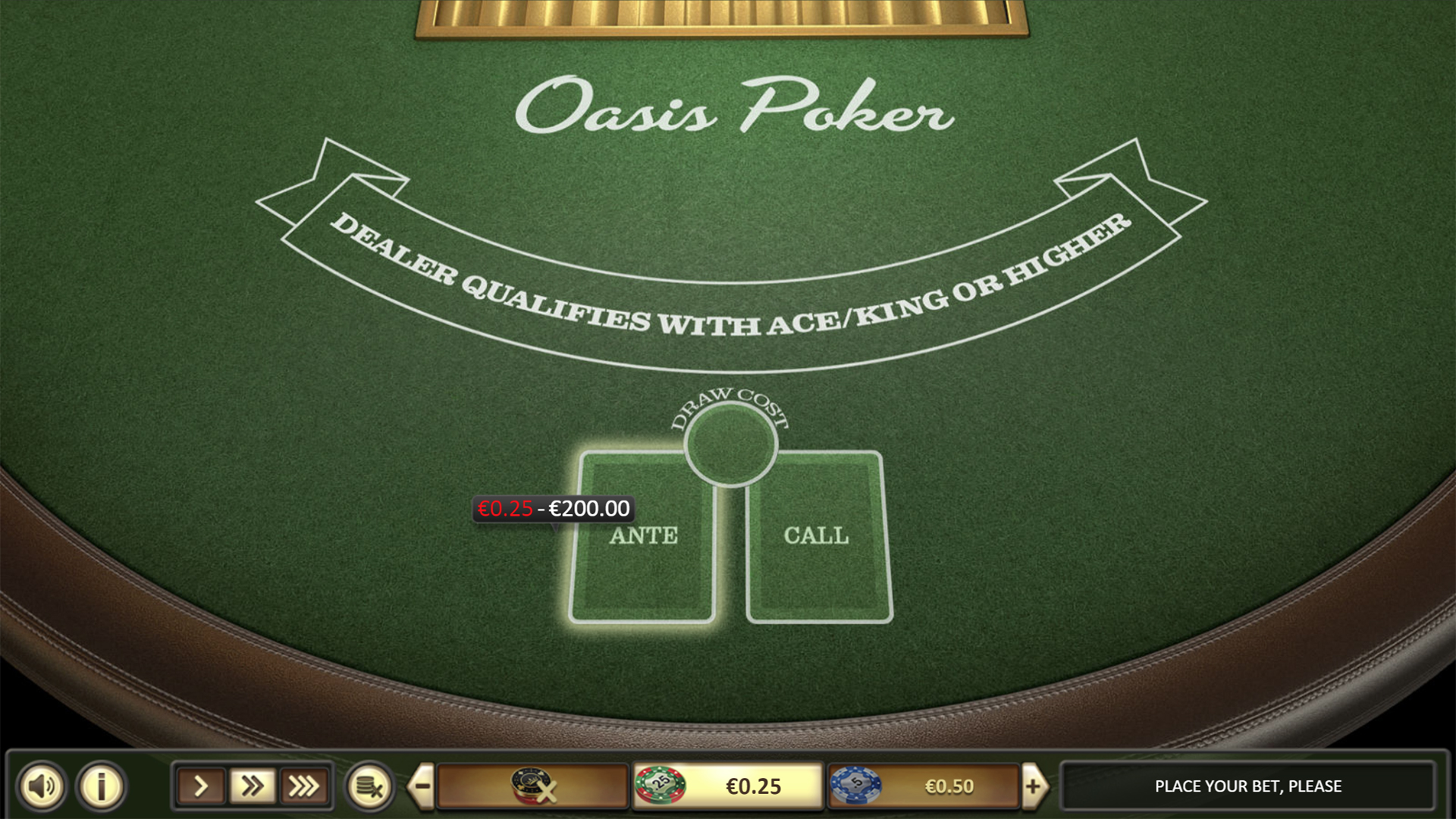 Oasis Poker - Screenshot 01