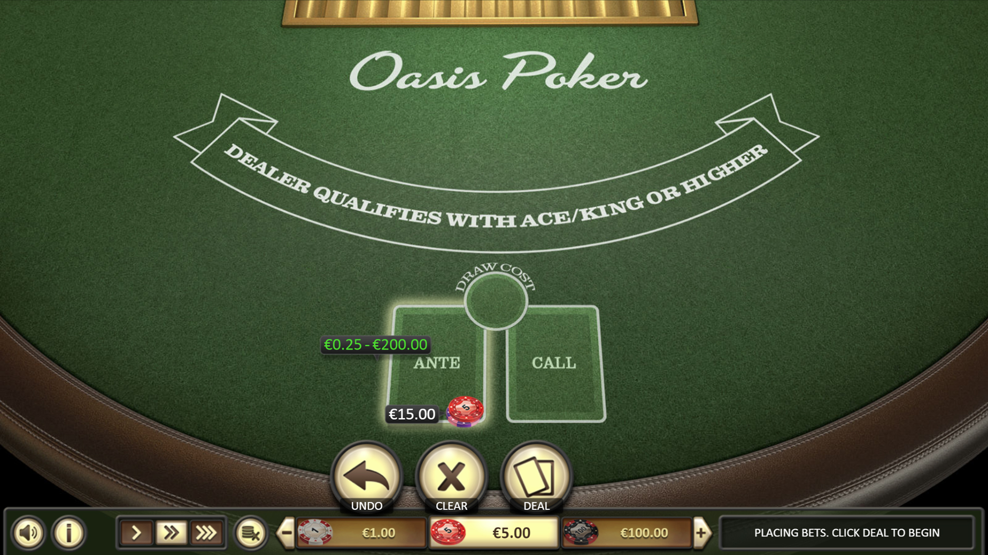 Oasis Poker - Screenshot 02