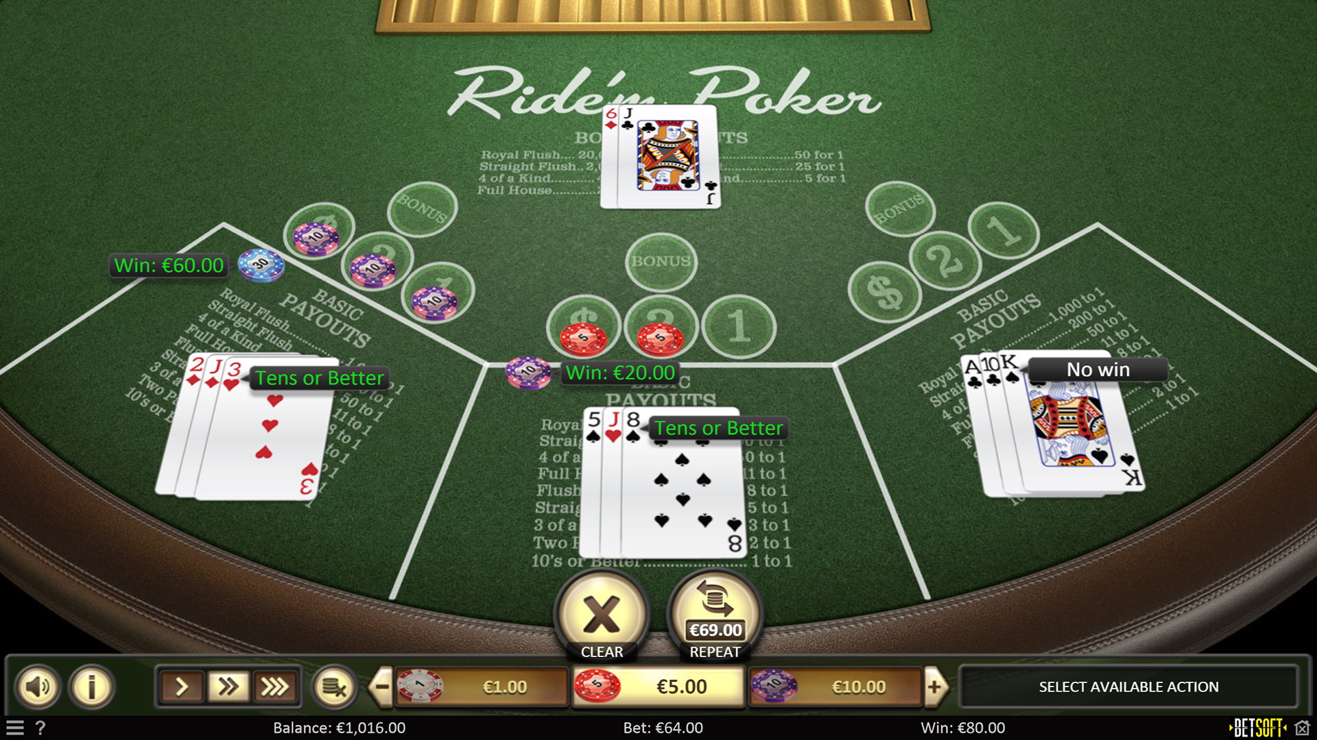 Ride'm Poker - Screenshot 02