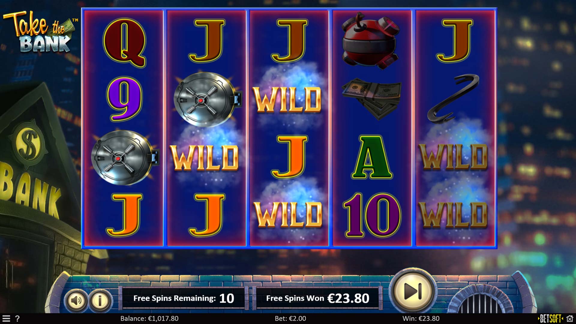 Take The Bank - Free Spins