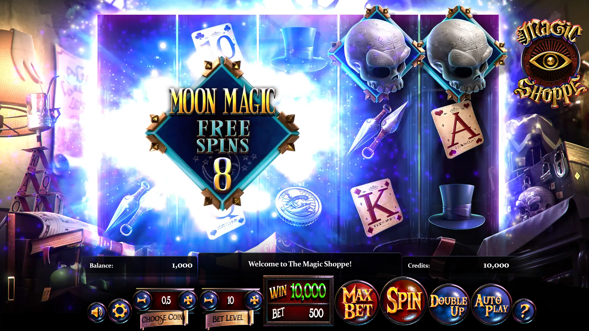 The Magic Shoppe - Sun And Moon Free Spins