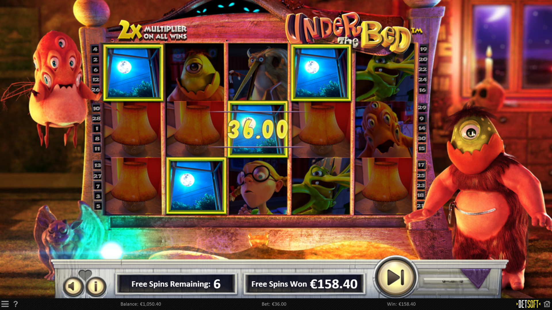 Under The Bed - Free Spins