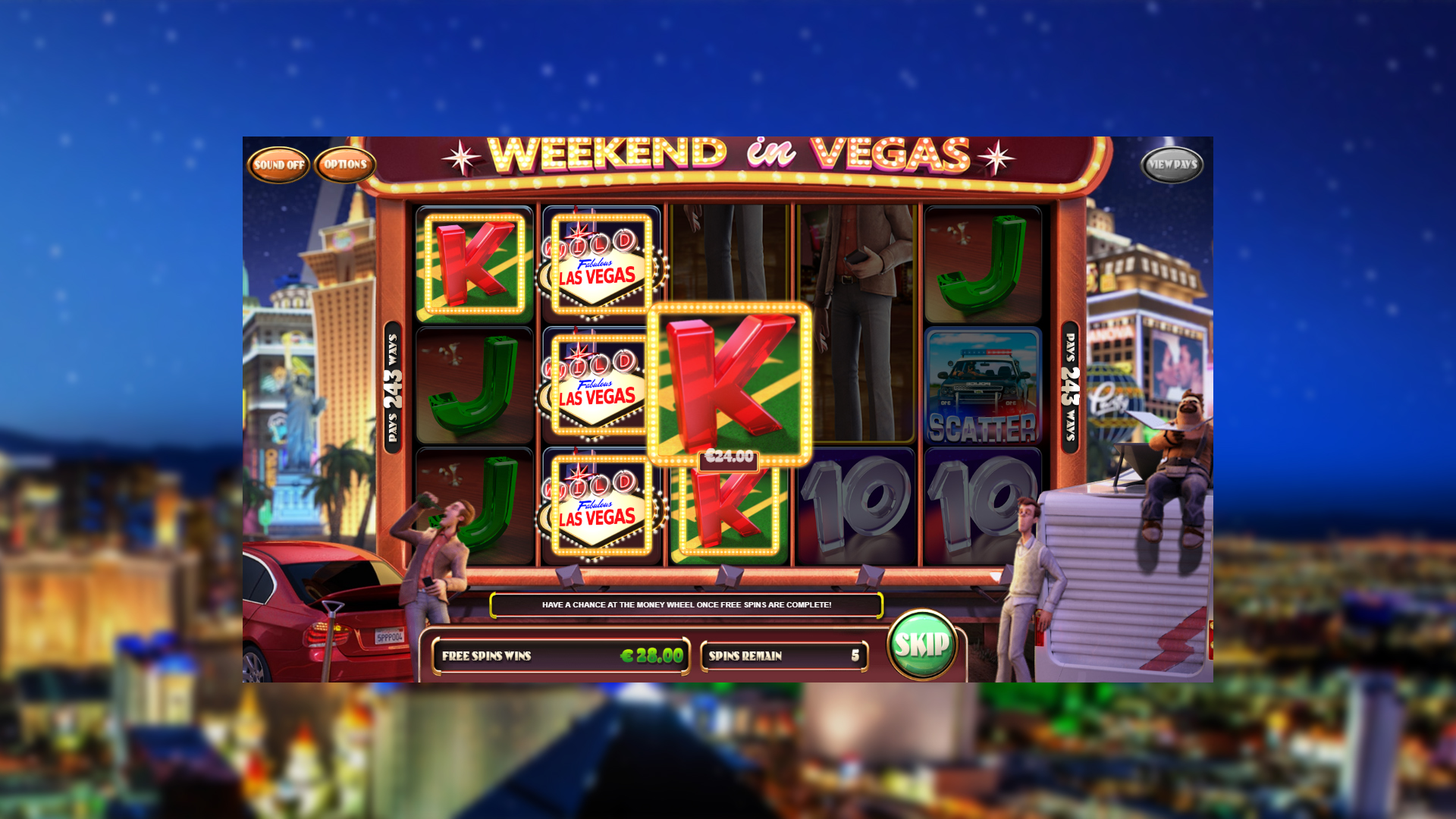 Weekend In Vegas - Free Spins