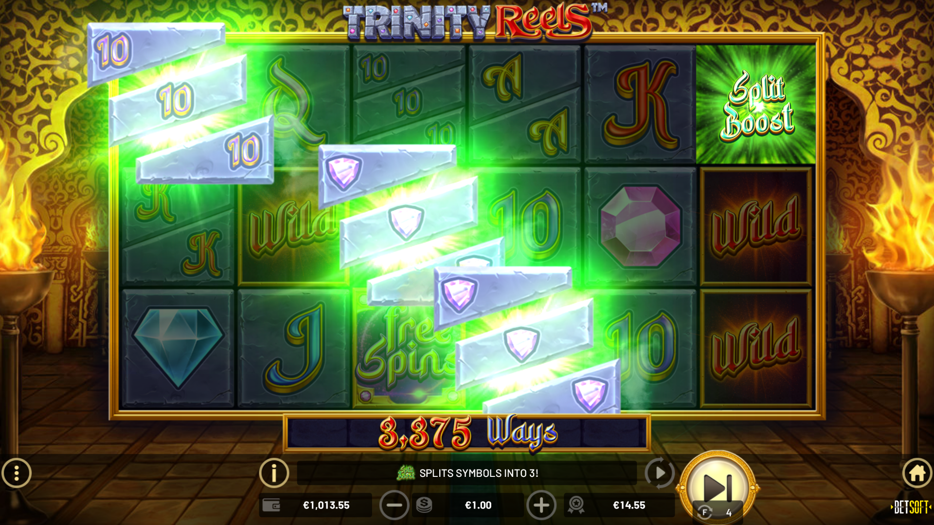 Trinity Reels - Split Symbols