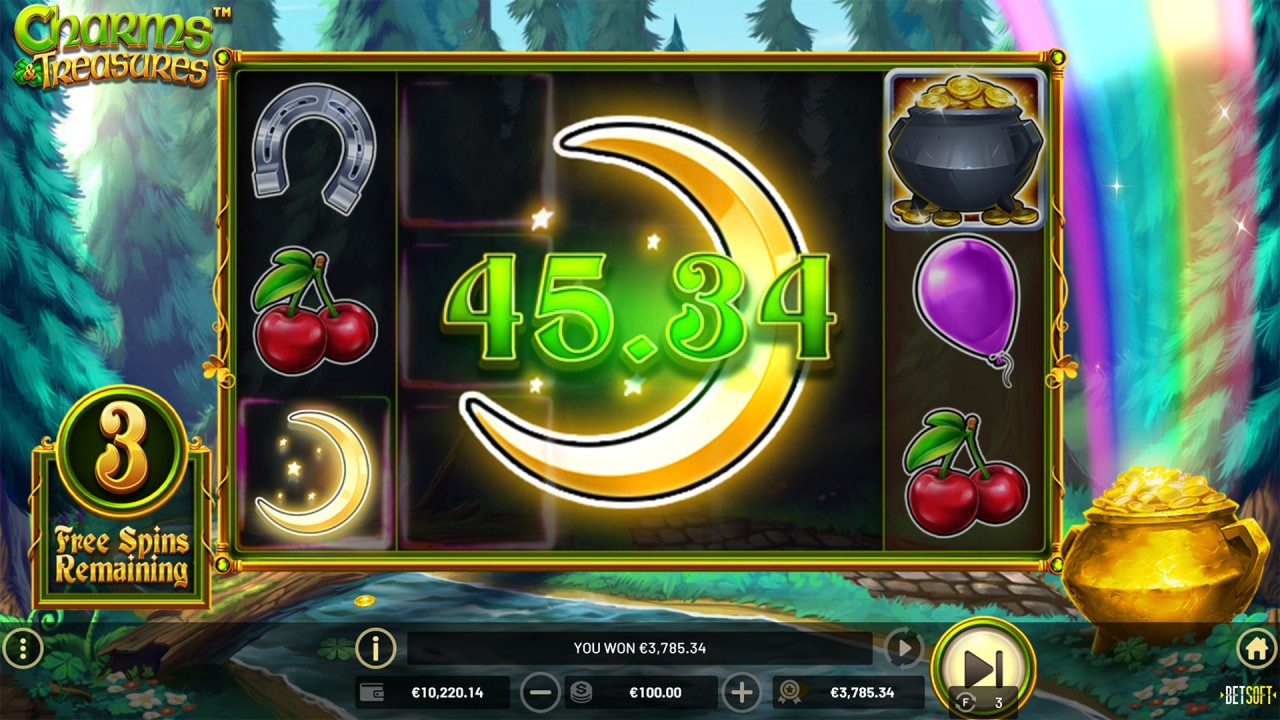 Charms And Treasures - Free Spins