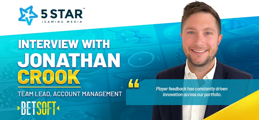 Player feedback has constantly driven innovation.’ Jonathan Crook, Betsoft Team Lead, & 5 Star Magazine in conversation