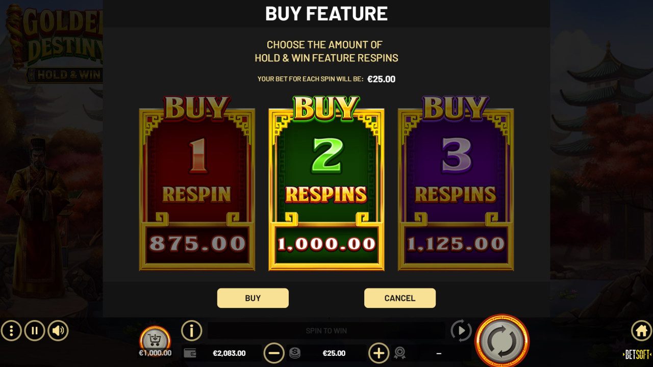 Golden Destiny - Buy Feature