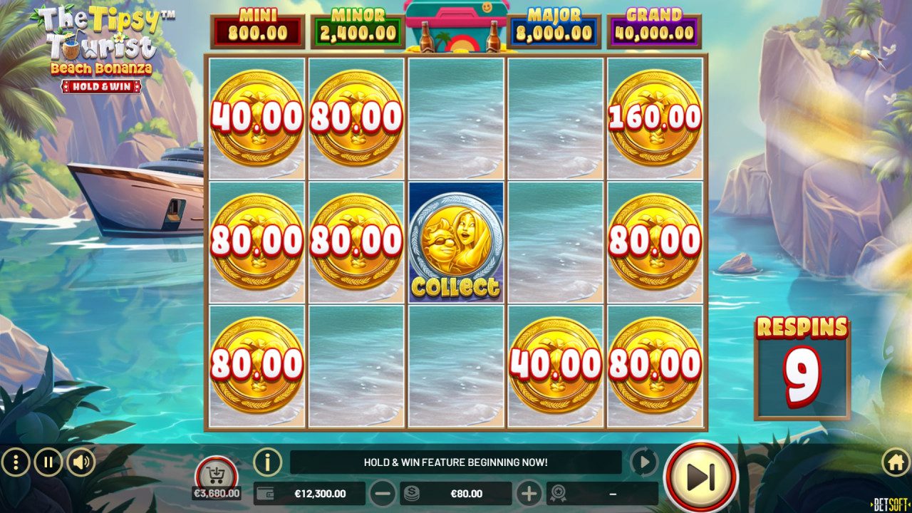 The Tipsy Tourist Beach Bonanza - Hold & Win