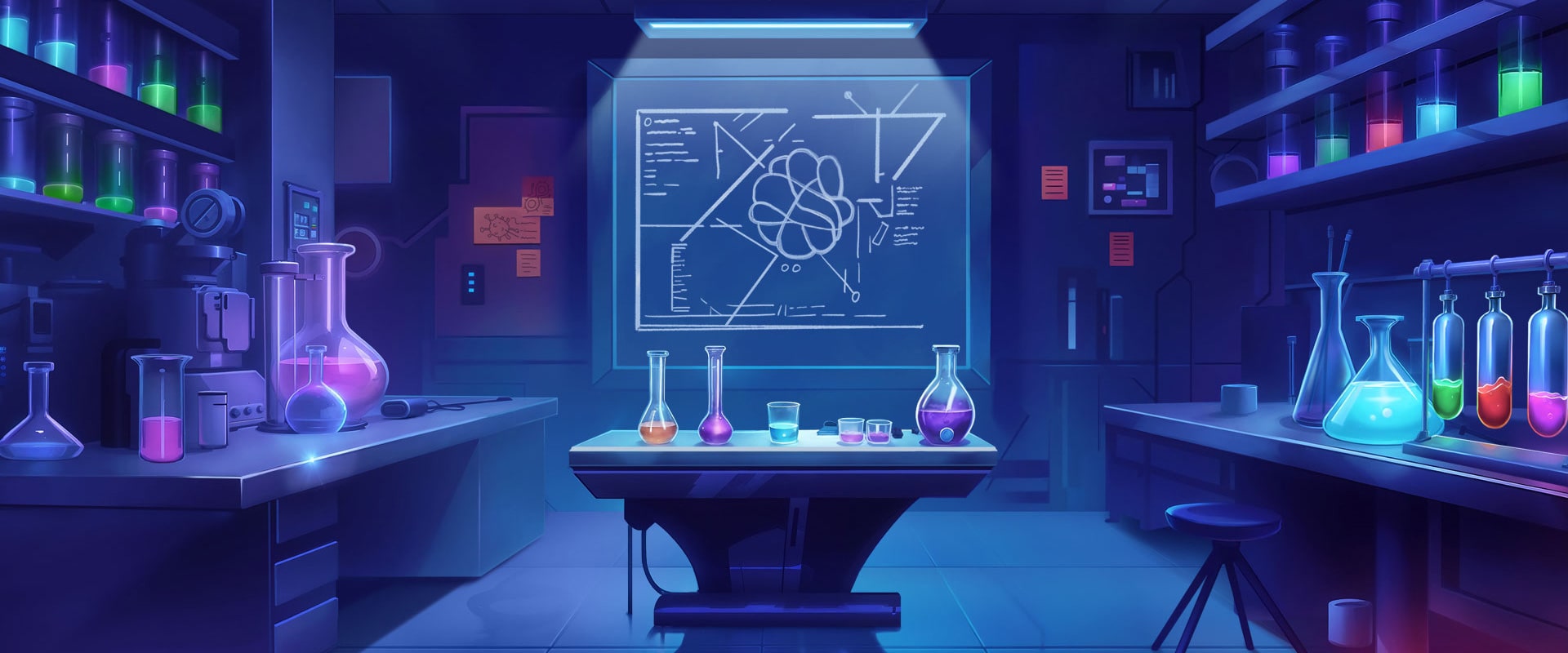 Mad Scientist: Breaking Beakers - Hold & Win