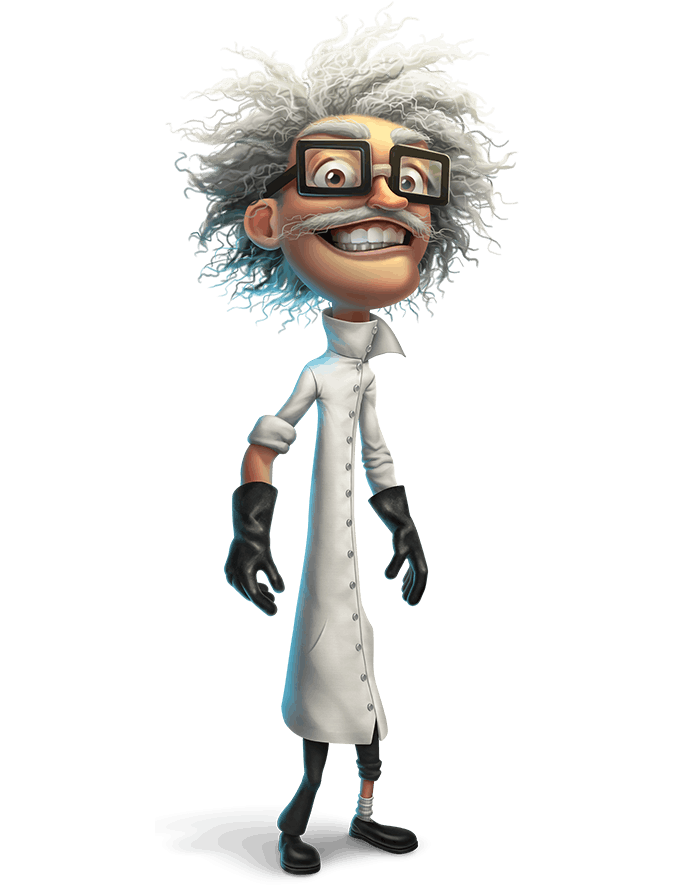 Mad Scientist: Breaking Beakers - Hold & Win