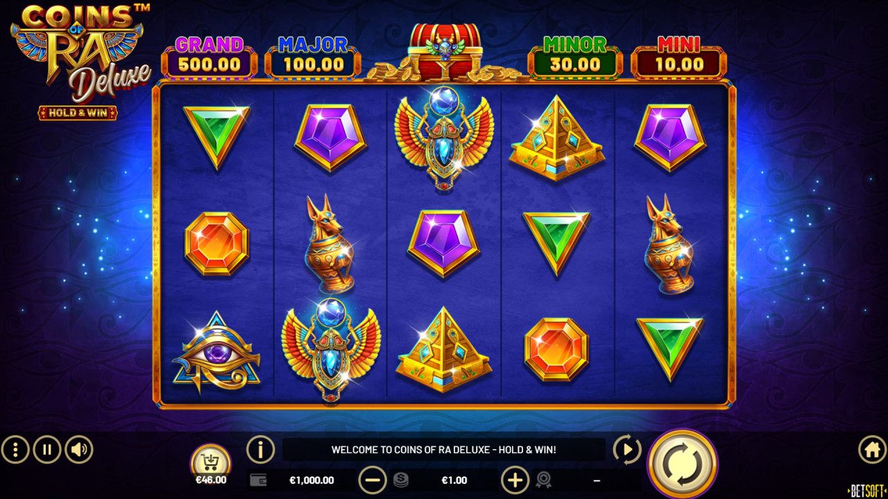 Coins of Ra Deluxe - Main Game