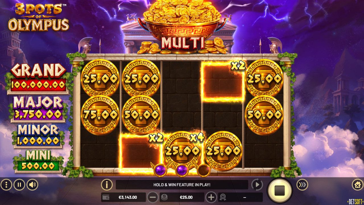 3 Pots of Olympus - Hold & Win Multi