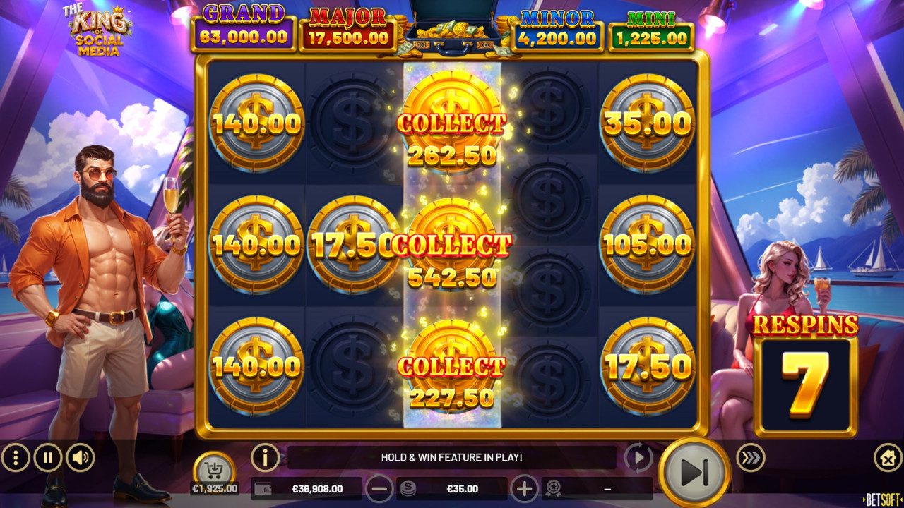 The King of Social Media - Hold & Win