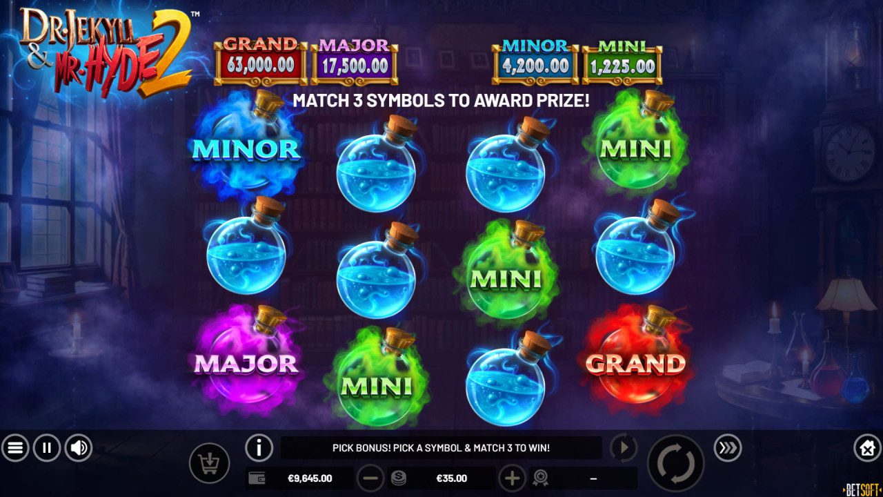 Dr Jekyll And Mr Hyde 2 - Pick Bonus