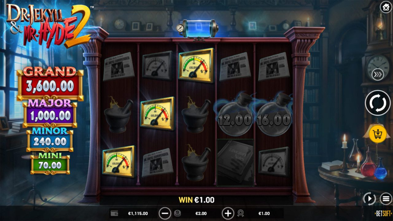 Dr Jekyll And Mr Hyde 2 - Stacked Mystery Symbols