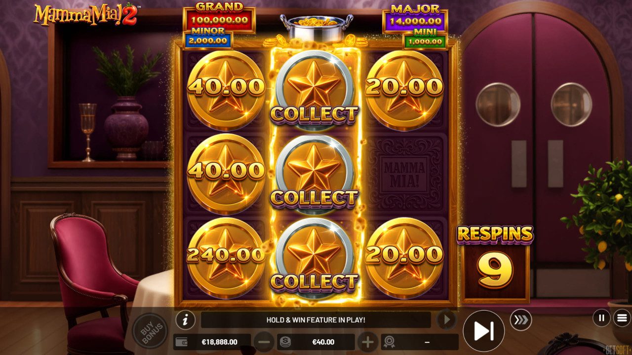 Mamma Mia 2 - Hold & Win