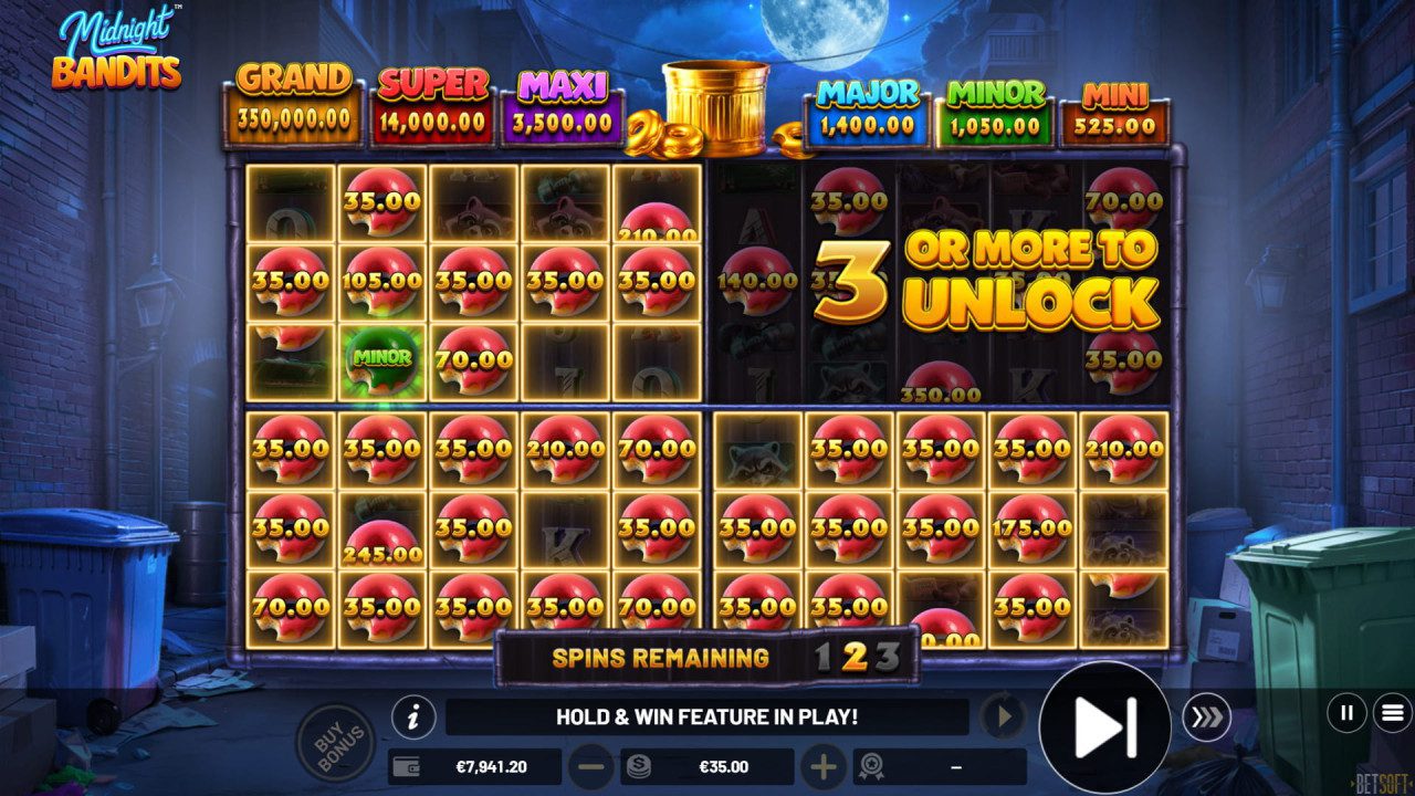 Midnight Bandits - Hold & Win