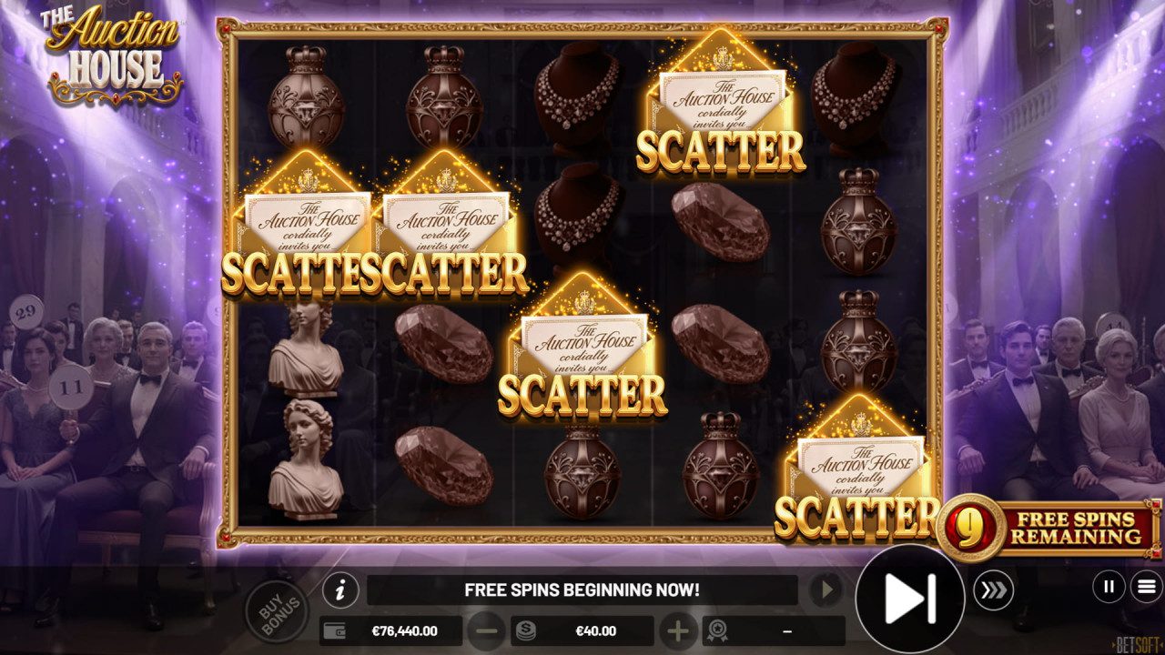 The Auction House - Free Spins