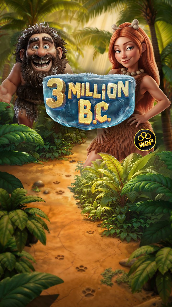 Betsoft Gaming Presents: 3 MILLION B.C.<sup>TM</sup>, a wheel-driven prehistoric adventure