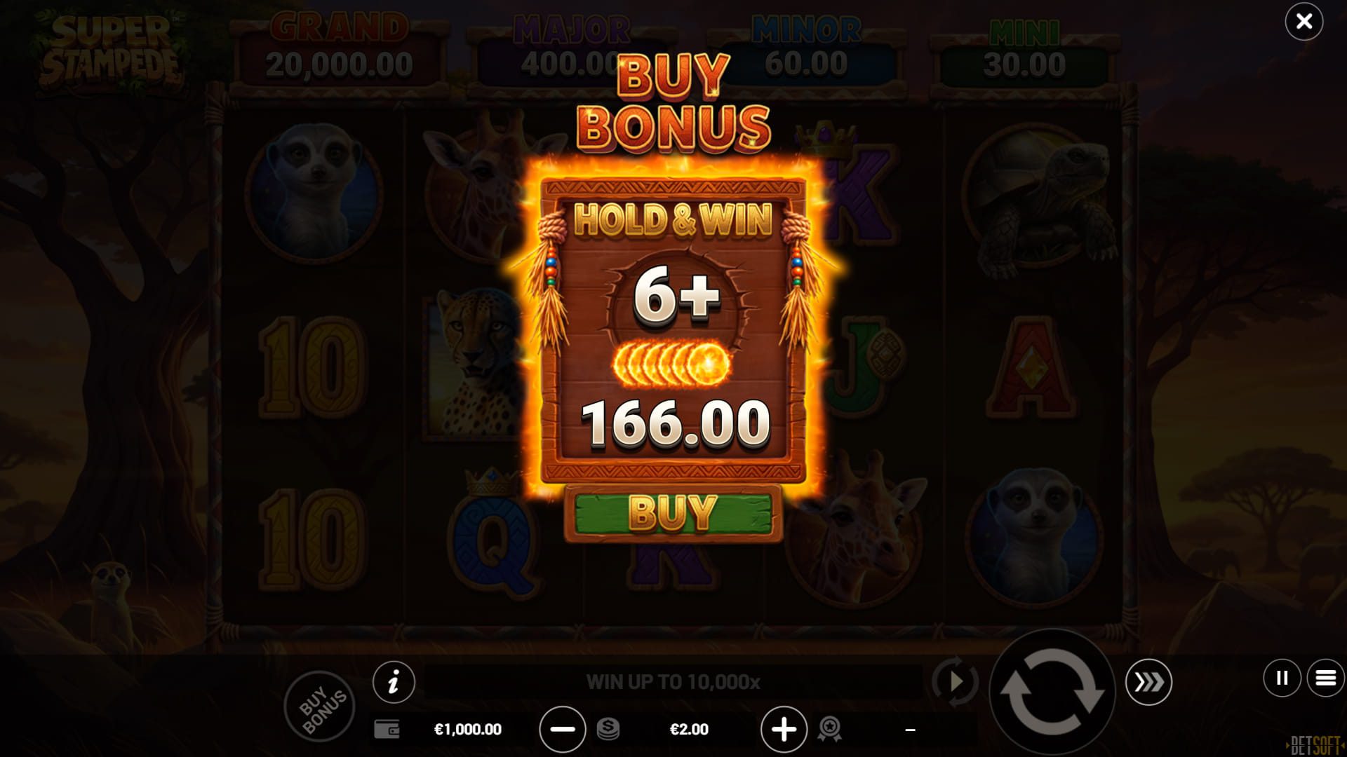 Super Stampede - Buy Bonus