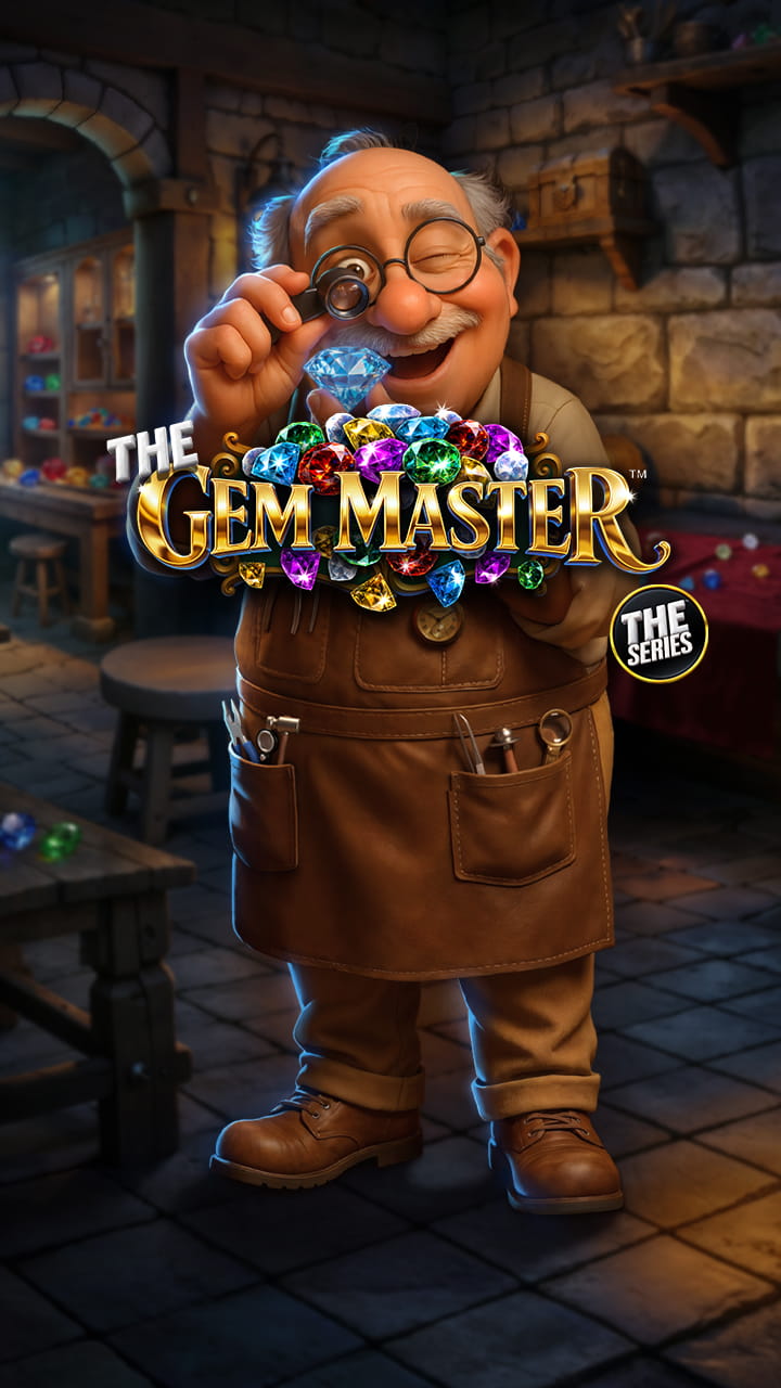 Betsoft Gaming Presents: THE GEM MASTER<sup>TM</sup> - Come on in, the workshop is sparkling just for you!