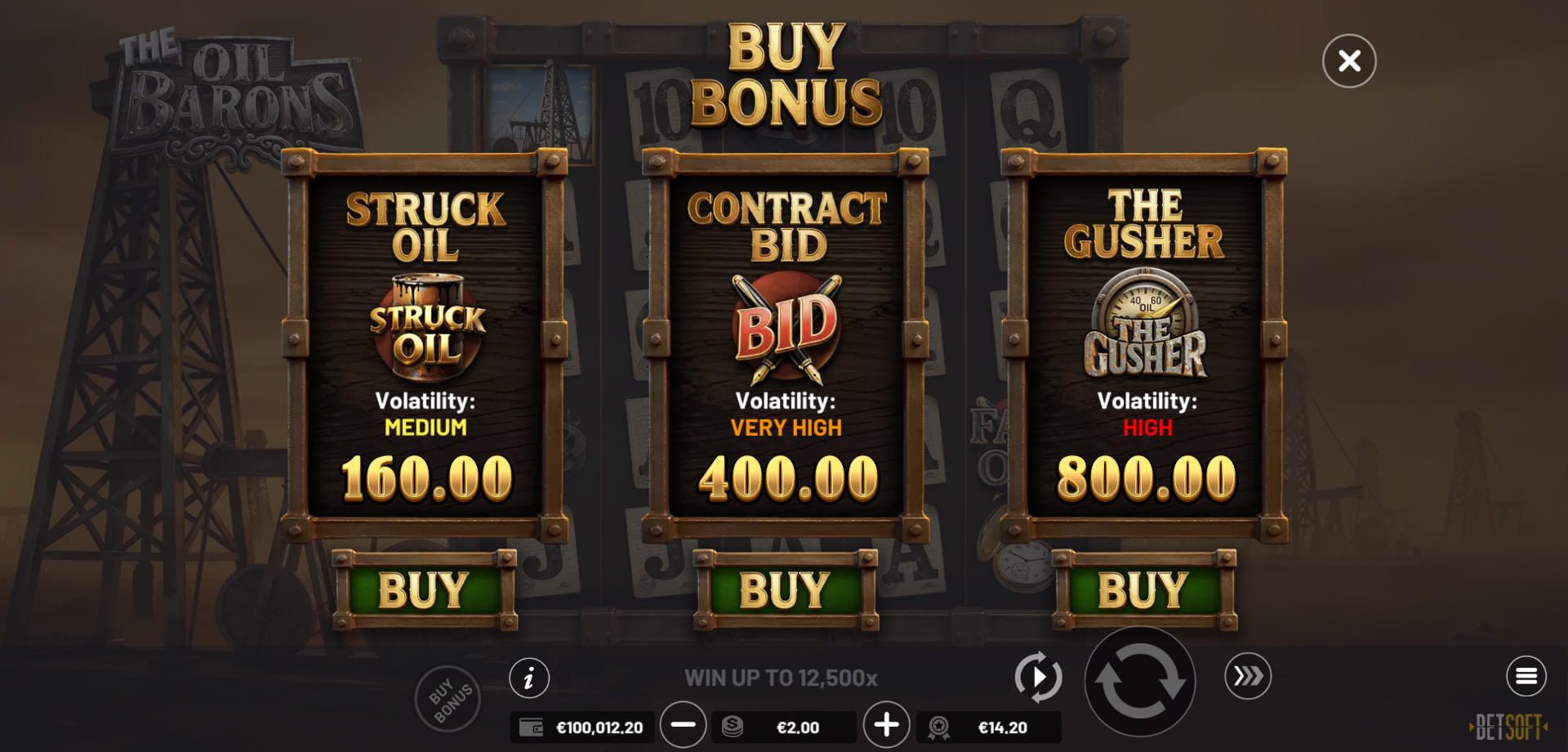 The Oil Barons - Buy Bonus