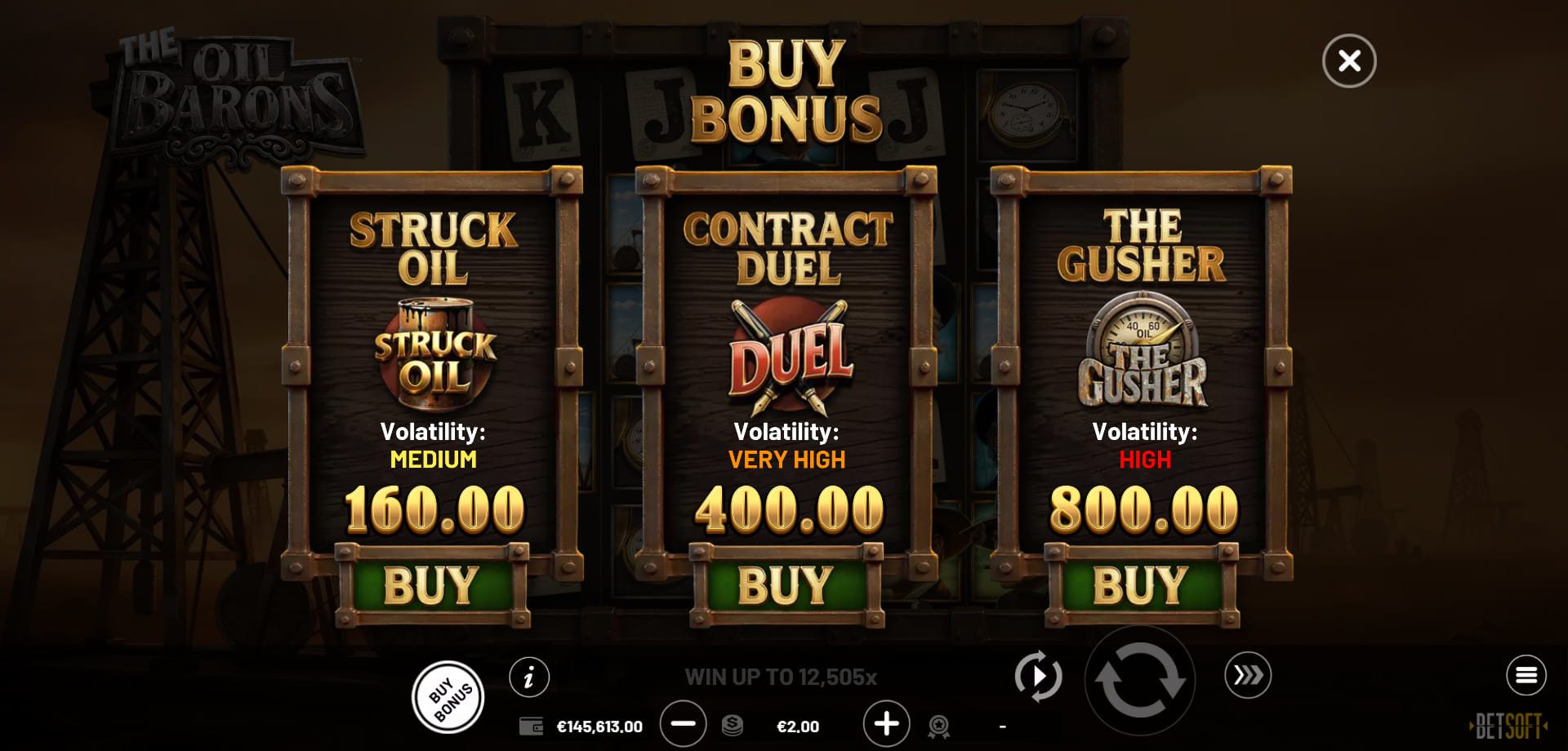 The Oil Barons - Buy Bonus