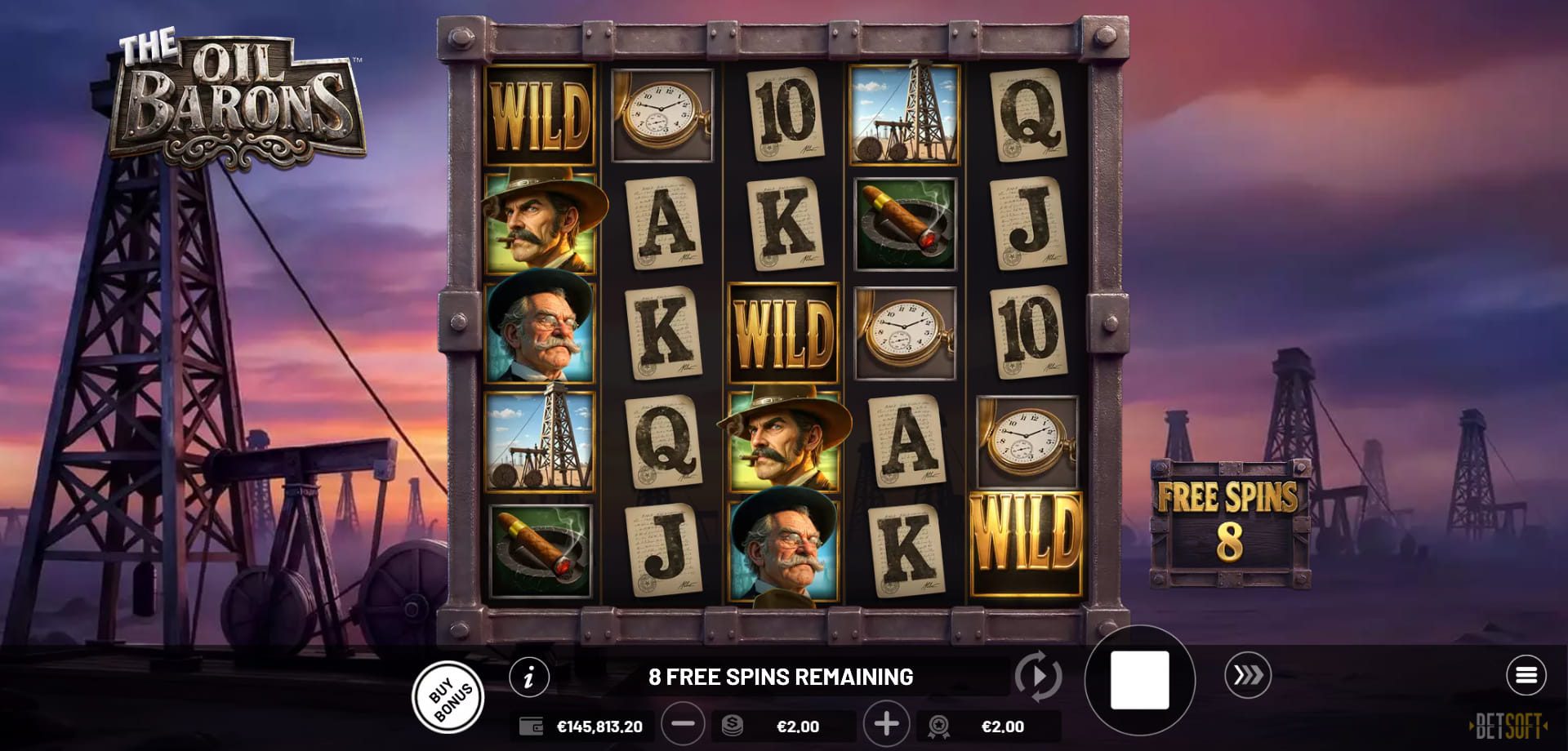 The Oil Barons - Free Spins