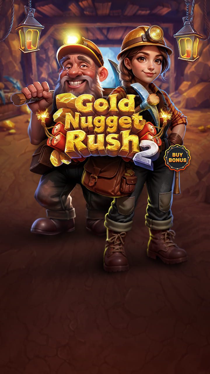 STRIKE IT RICH IN GOLD NUGGET RUSH 2<sup>TM</sup>!