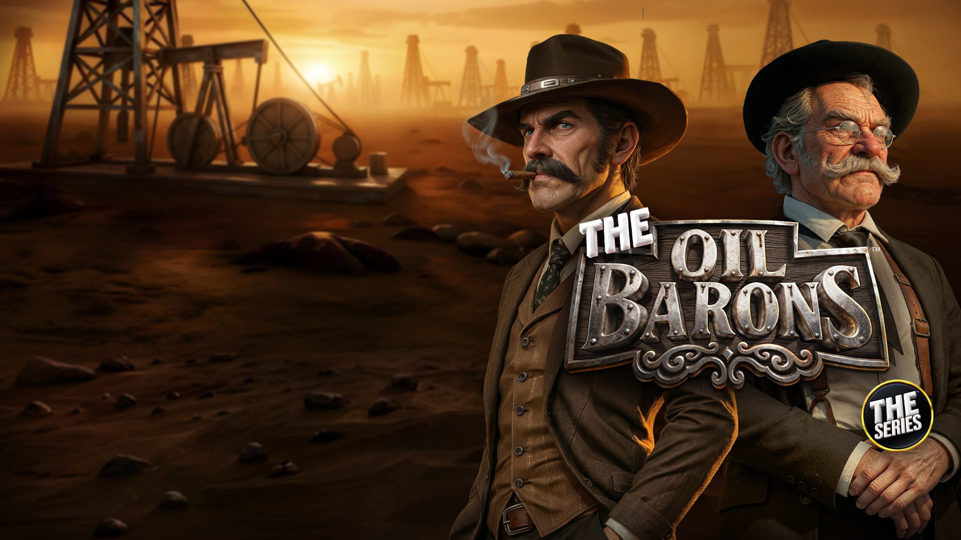 Amass unprecedented wealth as fortune favors the bold in THE OIL BARONS<sup>TM</sup>, the latest powerhouse release in Betsoft’s signature The Series!