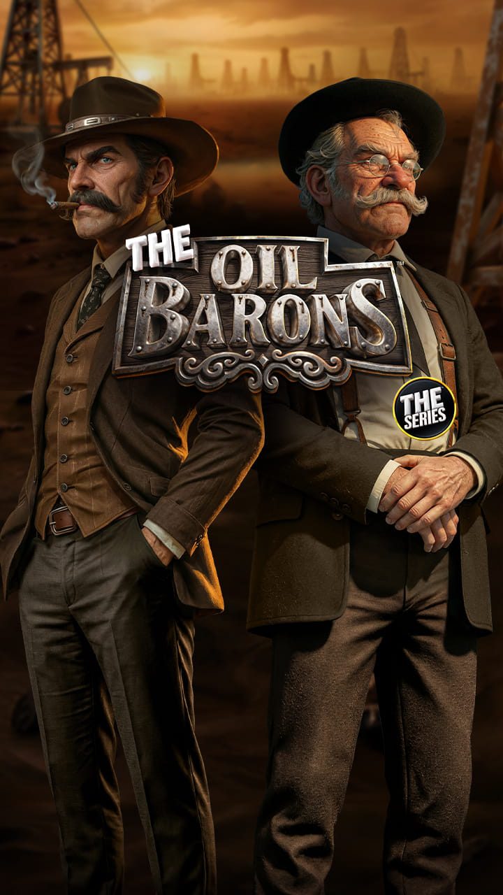 Amass unprecedented wealth as fortune favors the bold in THE OIL BARONS<sup>TM</sup>, the latest powerhouse release in Betsoft’s signature The Series!