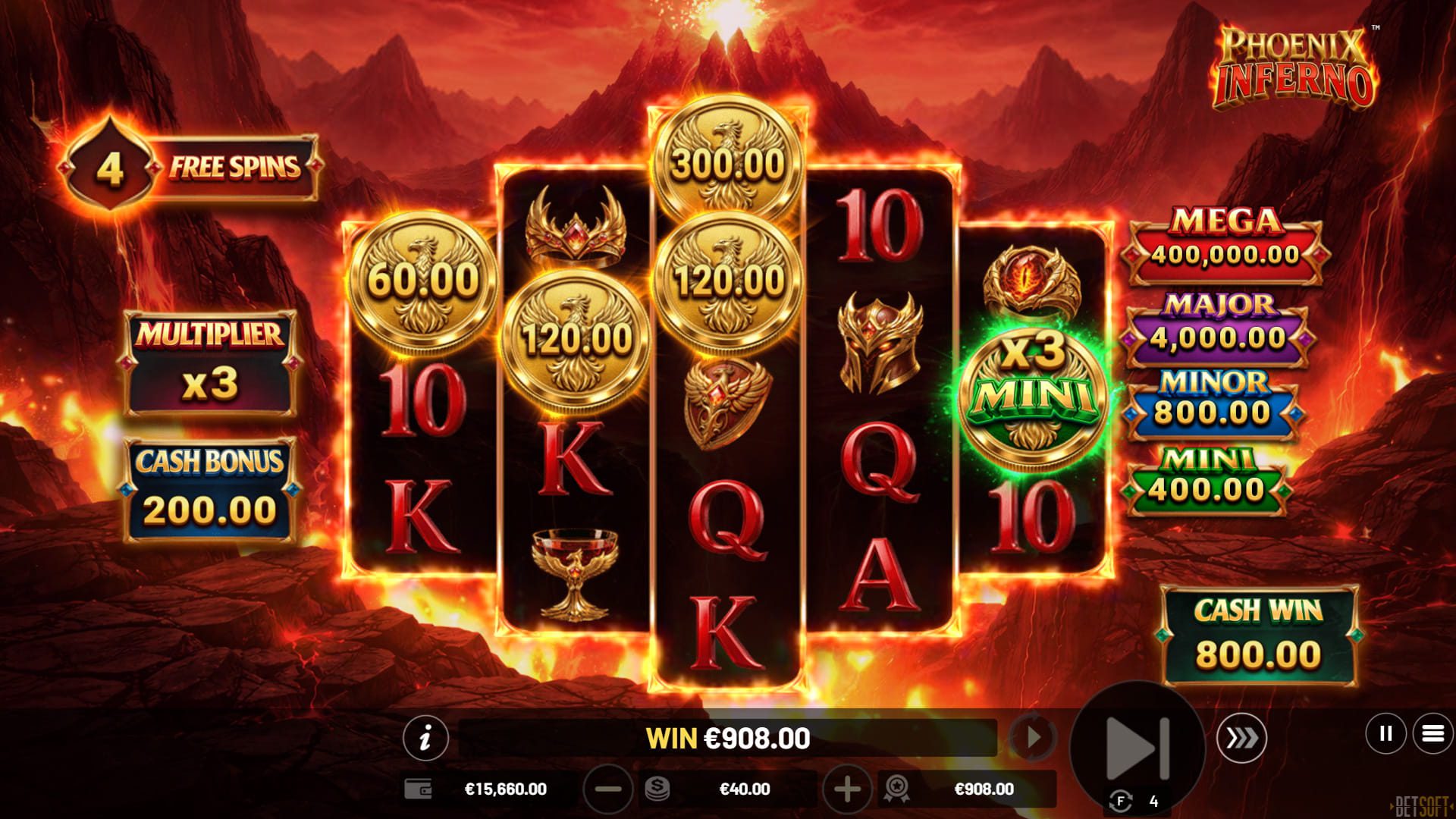 Phoenix Inferno - Free Spins