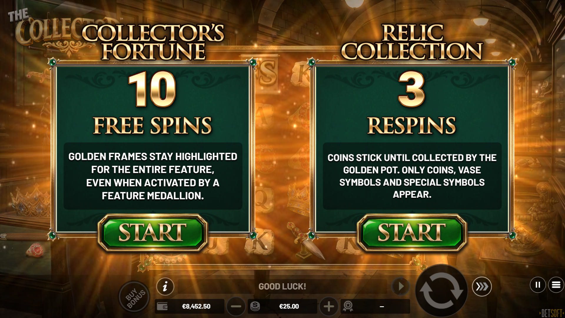 THE Colector - Bonus Games