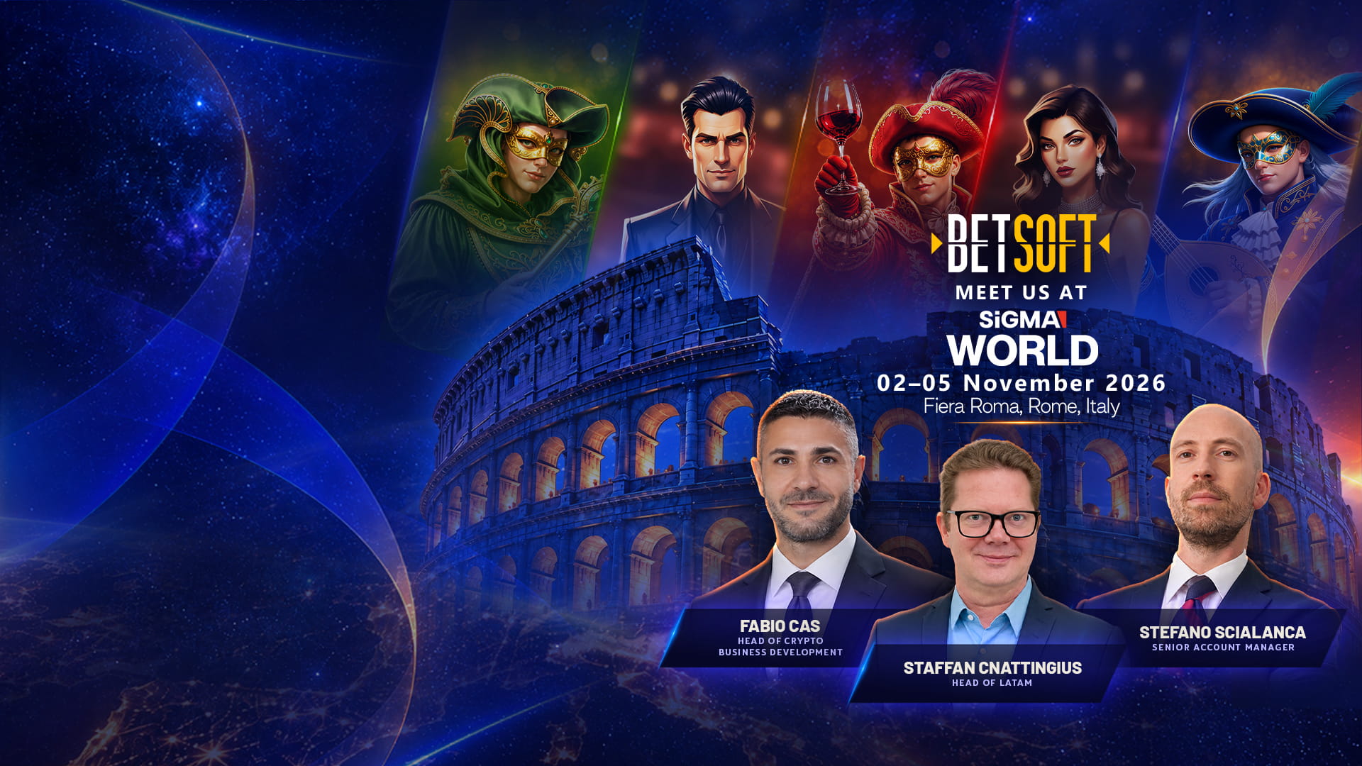 Betsoft Gaming Brings THE Series and Player Engagement Solutions to SiGMA Rome 2026