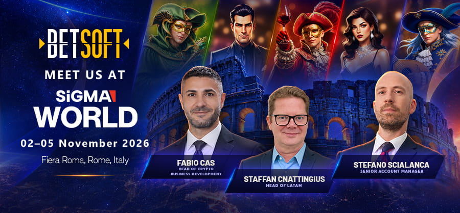 Betsoft Gaming Brings THE Series and Player Engagement Solutions to SiGMA Rome 2026