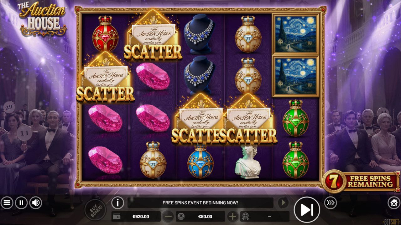 The Auction House - Free Spins