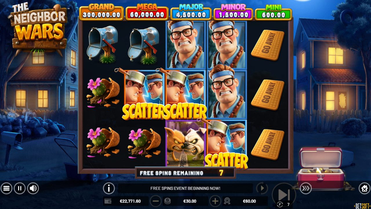 The Neighbor Wars - Free Spins