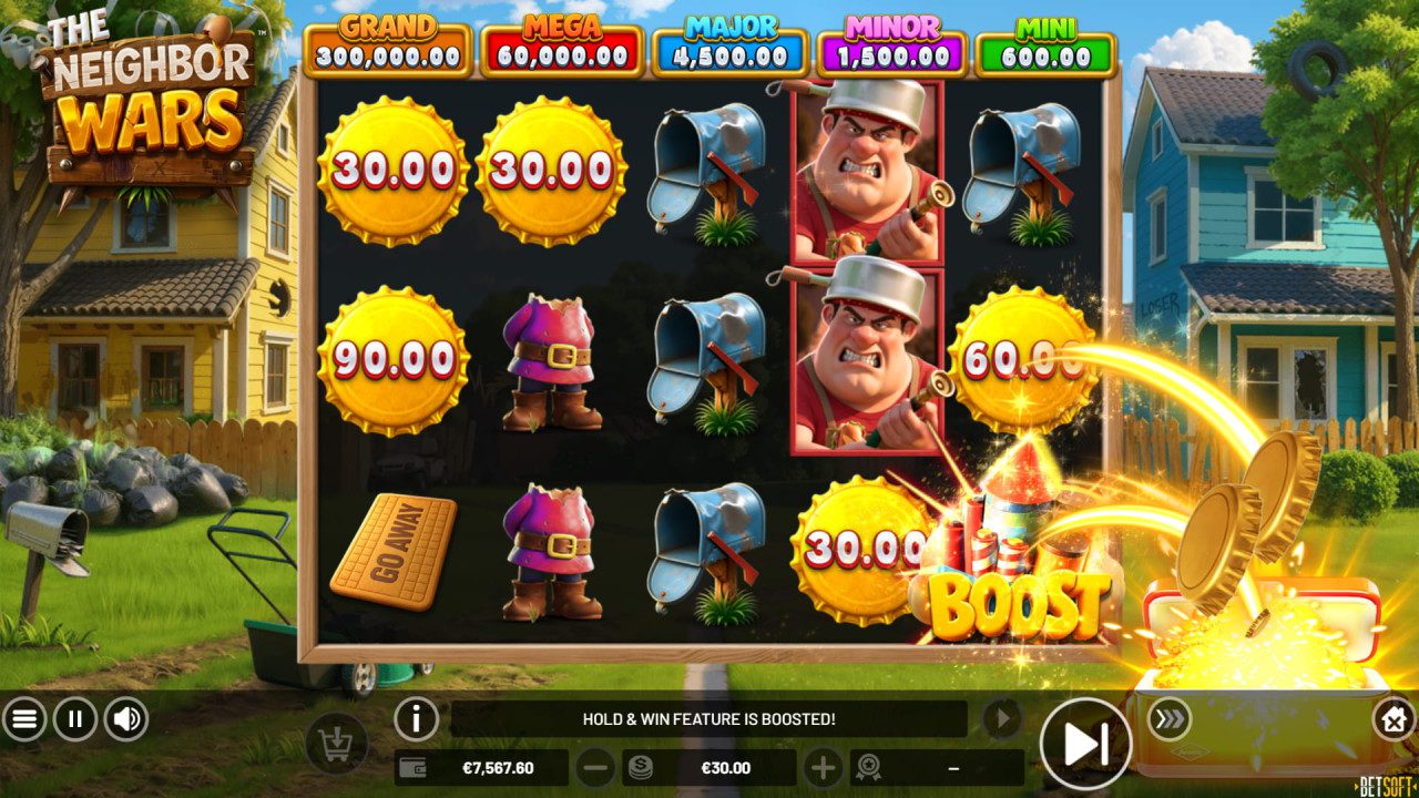 The Neighbor Wars - Hold & Win Boost